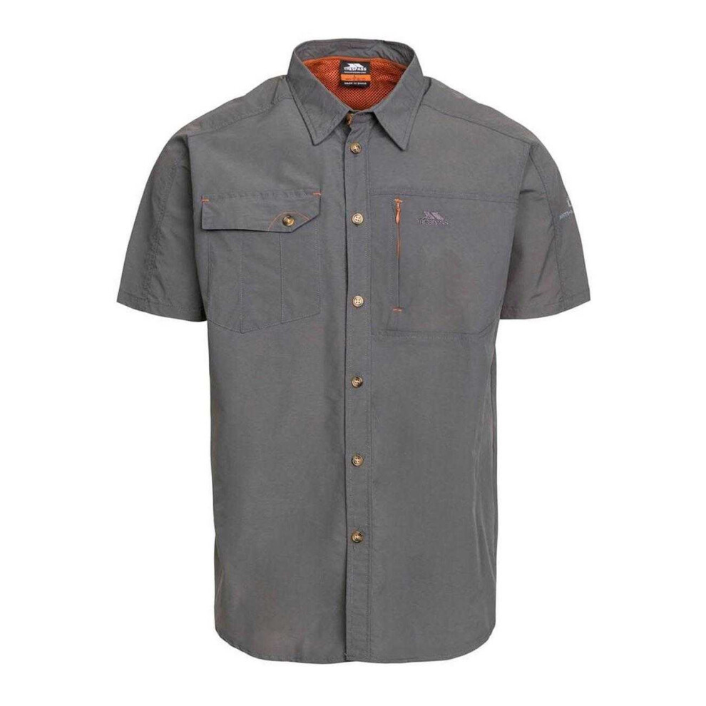 Trespass (Xxs, Grey) Mens Anti-Mosquito Shirt
