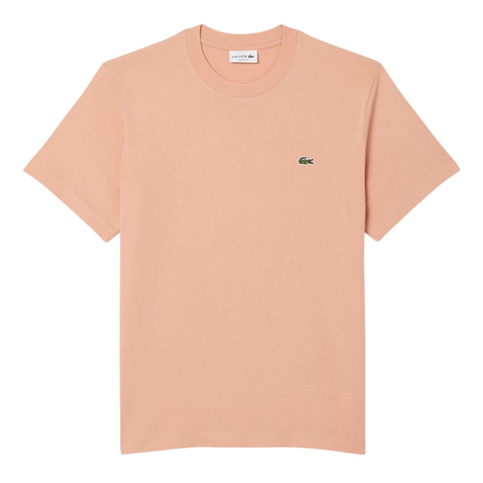 Lacoste (Xs, ) Mens Embroidered Logo Cotton T-Shirt Orange