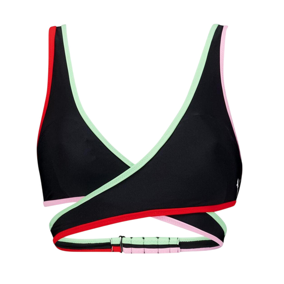 Puma (8 Uk, ) Womens/Ladies Plunge Bikini Top Black
