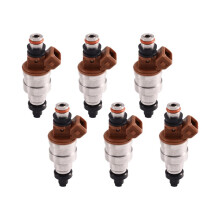 6 Stuk INP-014 Brandstofinjector voor GTO 3000GT voor Saloon 3.0L 91-99 FJ218 MD164888