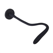 Flexible Silicone Washer & Dryer Door Prop Easy-to-Use Bendable Sturdy Stopper for Odor-Free Appliances Black
