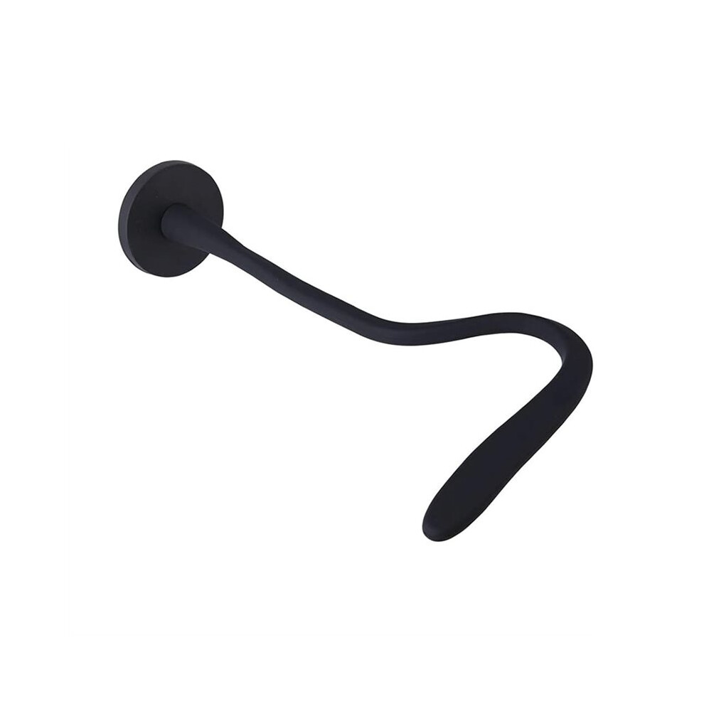 Saudism Flexible Silicone Washer & Dryer Door Prop Easy-To-Use Bendable Sturdy Stopper For Odor-Free Appliances Black