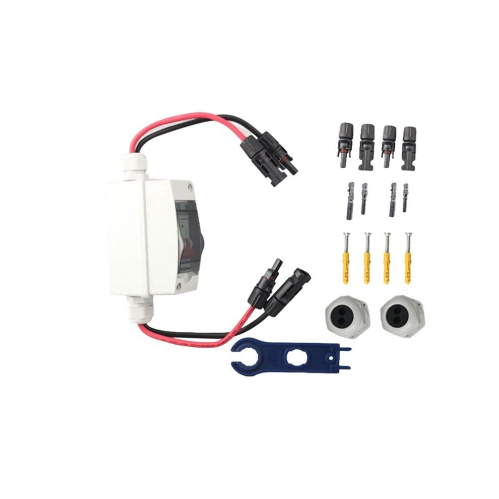 2P 16A Circuit Breaker With Ip65 Waterproof Distribution Box Pv Disconnector Dc500v Photovoltaic Disconnec 6032429427872
