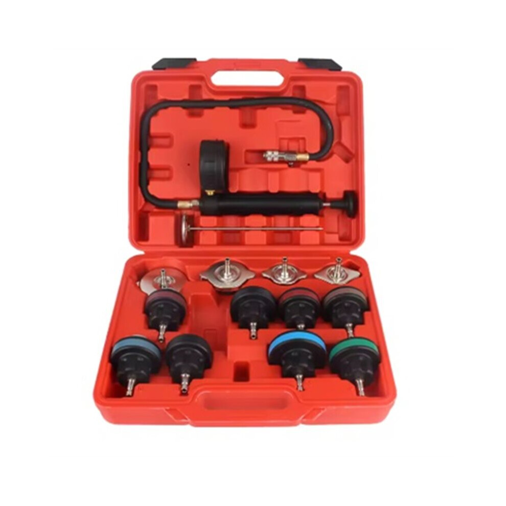 Car Water Tank Pressure Gauge Vacuum Detector Tool Cooling System Radiator Pressure Tester Water Tank Leak Detection 6033321377166