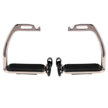 Étriers de Sécurité pour Selle Anglaise - Étriers en Métal Légers et Antidérapants pour Adultes - Acier Durable