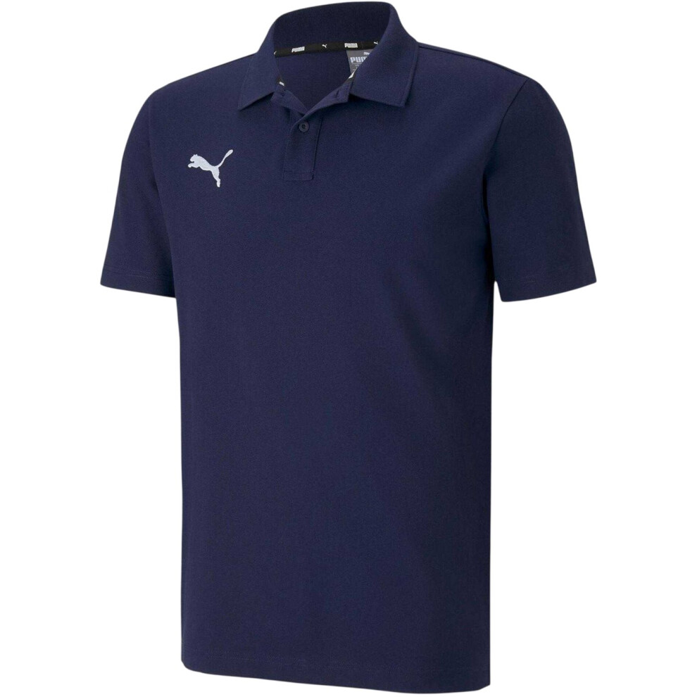 Puma (S, Peacoat) Mens Team Goal Polo Shirt