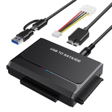 USB 3.1 to IDE Hard Disk Adapter 2.5/3.5 Inch HDD SSD Optical Drive Data Transfer for Computer Hard Disk EU-PLUG