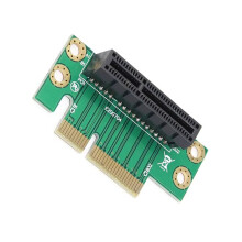 Carte D'Extension PCIe 4X à Angle Gauche de 90 - Format 1U - Serveur D'Ordinateurs - Socket PCIe 4X - Protection Surélevée