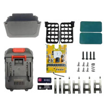 Caja de Almacenamiento de Baterías 18650 de 15 Núcleos para Herramientas Eléctricas para con Placa de Triple Protección de Alta Corriente de 8