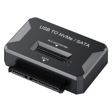 Adaptateur SSD M.2 NVMe/ Double Protocole M.2 Vers USB Type-C 10 Gbit/S 2,5" pour Boîtier SSD NVMe PCIe NGFF
