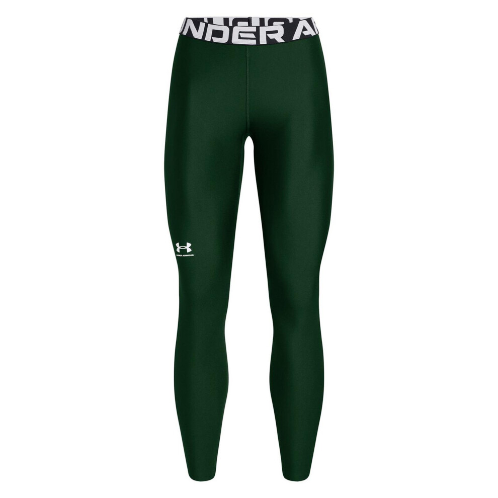 Under Armour (12 Uk, ) Womens/Ladies Heatgear Leggings Green