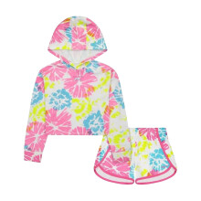Reebok Girls Hoodie And Shorts Set
