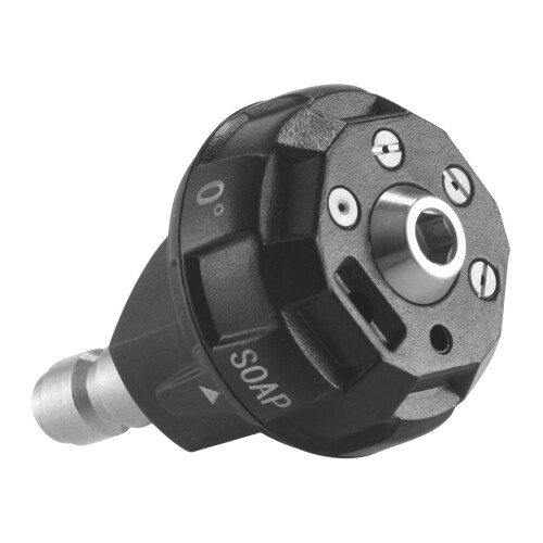 Pressure Washer 6-In-1 Spray Nozzle Tip, Quick Change Over And Easy Adjustable Patterns, 1/4In Quick Connector Max 4000 Psi