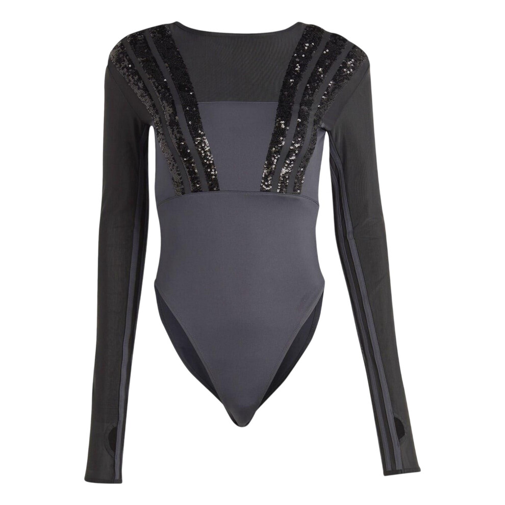 Adidas (6 Uk, Black) Womens/Ladies Originals Long-Sleeved Bodysuit