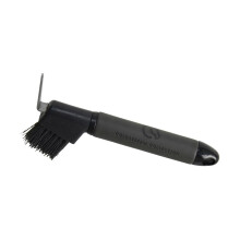 (19cm, Charcoal/Black) Coldstream Faux Leather Hoof Pick