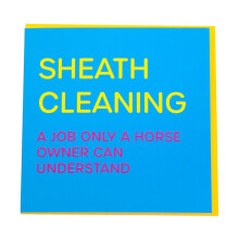 Gubblecote Sheath Cleaning Greetings Card