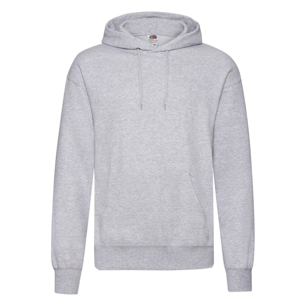 Fruit Of The Loom (Xl, Heather ) Mens Hooded Sweatshirt / Hoodie Grey
