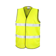 (S/M, Fluorescent Yellow) Result Adults Unisex Core Motorist Hi-Vis Vest