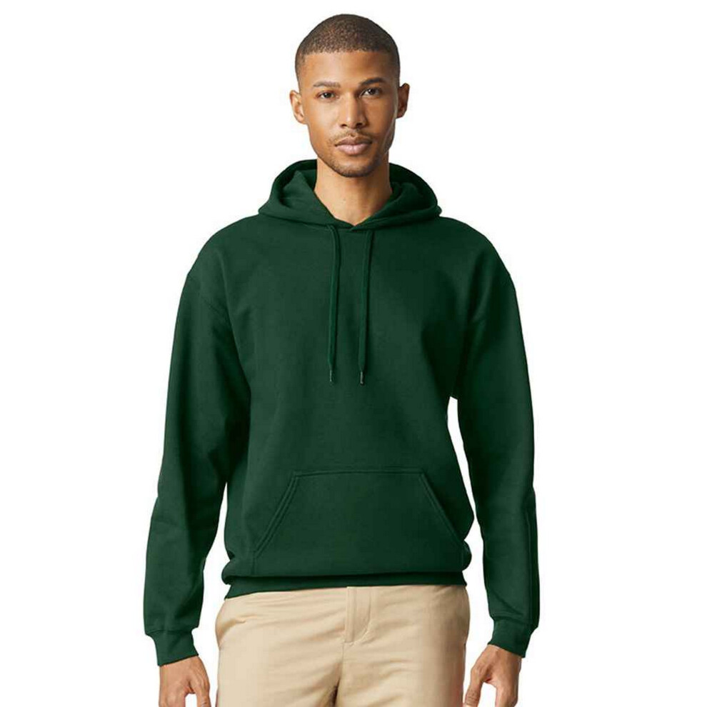 Gildan (L, Forest ) Unisex Softstyle Midweight Hoodie Green