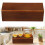 Wood Tea Bag Storage Box, 4-Compartment Organizer for Tea and More 7
