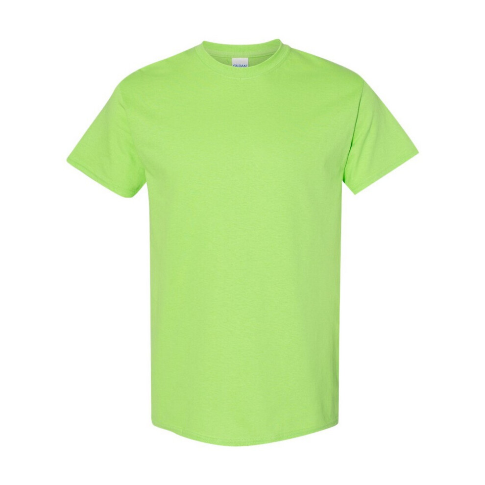 Gildan (Xl, Lime ) Mens Heavy Cotton T-Shirt Green