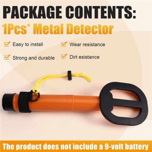 Handheld Diving Metal Detector Pinpointer Pointer Probe Waterproof Metal Pinpointing 4.2" Search Coil 1