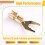 10 Pezzi HIFI Speaker Y Spade Fork Wire Connector U Type Banana Plug Speaker Terminal Amplifier Socket Brass Gold Plated 3