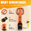 Handheld Diving Metal Detector Pinpointer Pointer Probe Waterproof Metal Pinpointing 4.2" Search Coil 6
