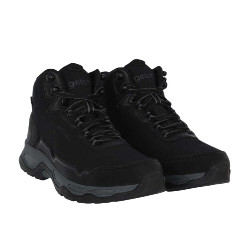(11 UK, Black) Gelert Mens Softshell Waterproof Walking Boots 1