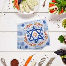 80Stk Party Servietten Hanukkah Papier Mehrfarbig Mit Stern David