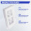 Open Audio Cassette Shell Case for DIY Reel to Reel Cassette Tape Plastic Shell White 7