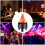 2X LED Fire Flame Effect Light Artificial Electric Flicker Campfire Lamp Party Decor Supplies US Plug 9