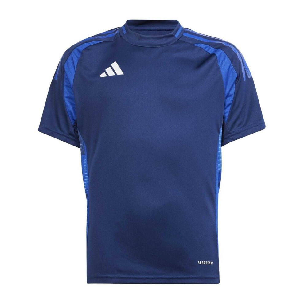 Adidas (9-10 Years, Navy ) Childrens/Kids Tiro 24 T-Shirt Blue