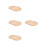 4Pièces Plateau Bois En Forme De Khaki Pour Halloween 3