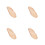 4Pièces Plateau Bois En Forme De Khaki Pour Halloween 5