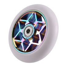 110mm Scooter Wheels Replacement with Bearings Stunt Scooter Aluminum Wheel Hub Kick Scooter Accessories Pu Wheels