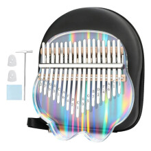 17 Schlüssel Klar Acryl Kalimba Daumen Klavier Musikalische Therapie Kalimba Klar Finger Klavier Musikinstrumente
