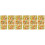 18Feuilles Lettres Autocollantes En Vinyle Pour 1