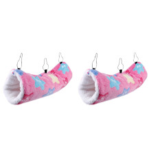 2Pièces Suspendue Rose Pour Animal Confortable