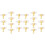 20Pièces Poignées Acryliques Assorties Pour Cuisine 1