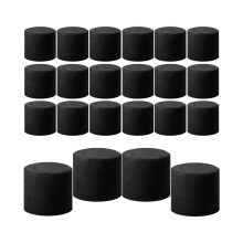 3Boîtes Charbon À Encens Noir Rond Pour Brasero De Table Chauffage
