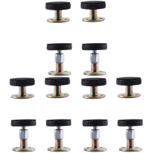 3Pièces Stabilisateur De Lit Réglable Antivibrations Support Noir