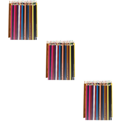 3Pièces Ensemble Crayons Couleur Vivante Multiusage
