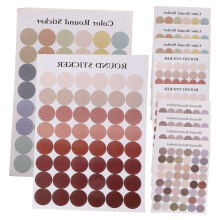 12Feuilles Étiquettes Marquage Couleur Papier Pour Boîtes Sacs Paquets