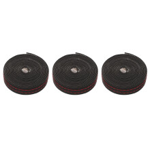 3Rouleaux Moulure Décorative PU Noir Pour Intérieure