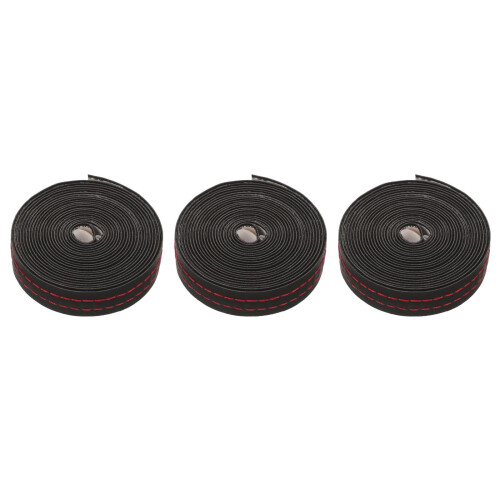 3Rouleaux Moulure Décorative PU Noir Pour Intérieure