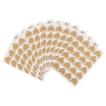 12Feuilles Stickers Coins Photo Autocollants Papier Kaki Pour Journaux