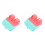 2Pièces Éplucheurs Doigts Silicone Cuisine Acier Inoxidable 1