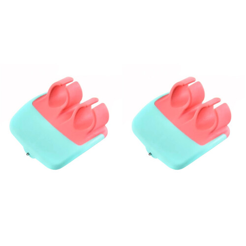 2Pièces Éplucheurs Doigts Silicone Cuisine Acier Inoxidable