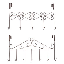 4Pièces Porte-Cintres Dorés Perçage Pour Organiseur De Chambre